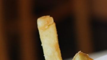 papas fritas y hamburguesa de wendys