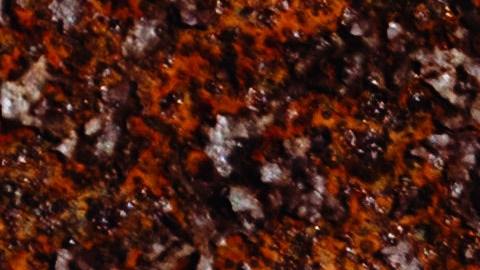 Foto de una superficie oxidada
