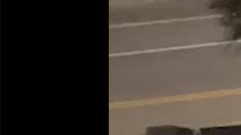 La mujer fue obligada a subir a esta camioneta.