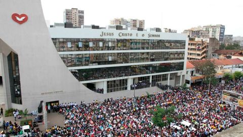 La Iglesia Universal en Maputo, capital de Mozambique, donde su proyecto de transnacionalización tuvo buenos resultados.