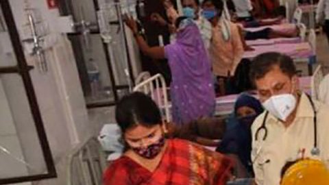 Niños en la India