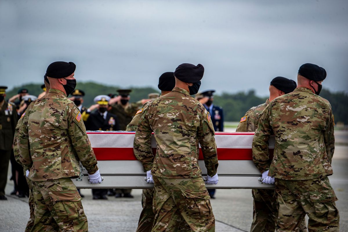 Massachusetts receives the remains of the Latina soldier killed in a suicide attack in Afghanistan