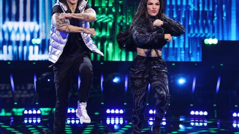 Juan De Dios Pantoja y Kimberly Loaiza