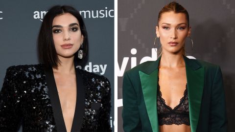 Dua Lipa y Bella Hadid se pasean por Nueva York