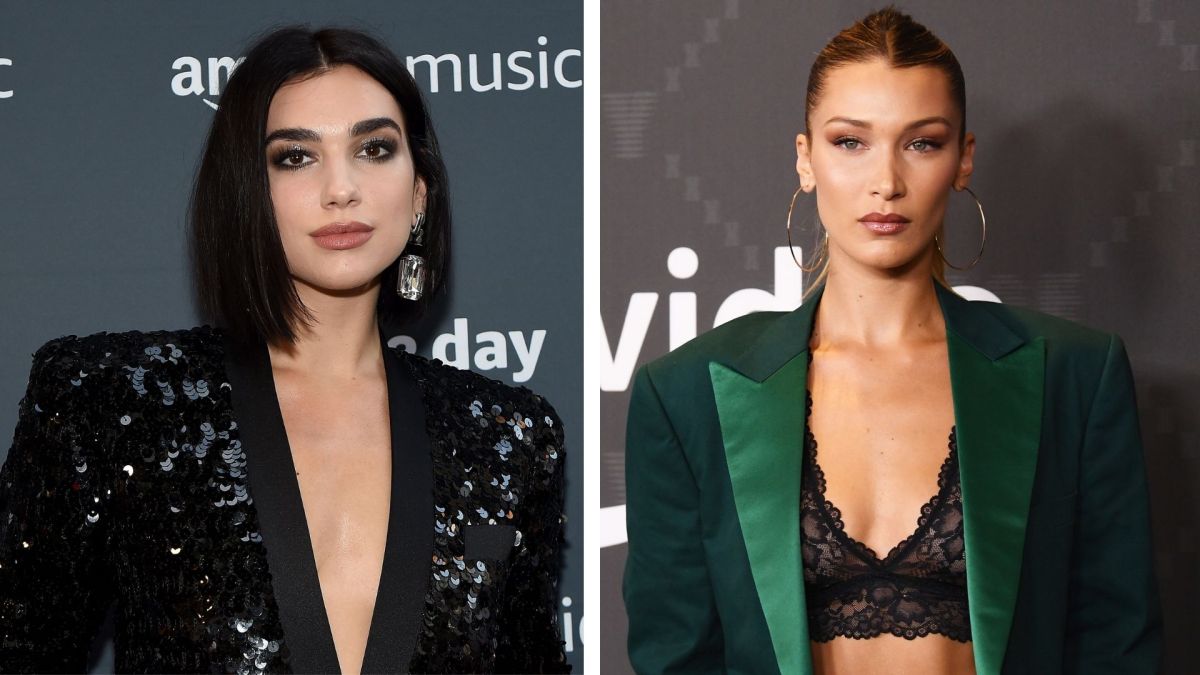 Bella Hadid and Dua Lipa set trends with their looks during a walk in New York