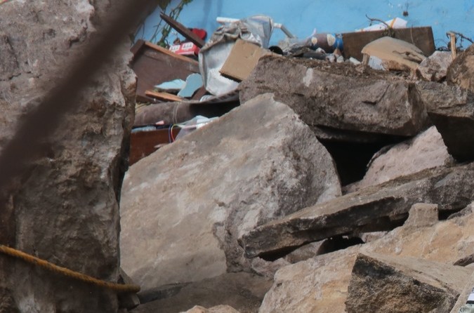 Binomios caninos ayudaron a localizar los cuerpos de Paola y Dylan. Foto: Agencia Reforma.