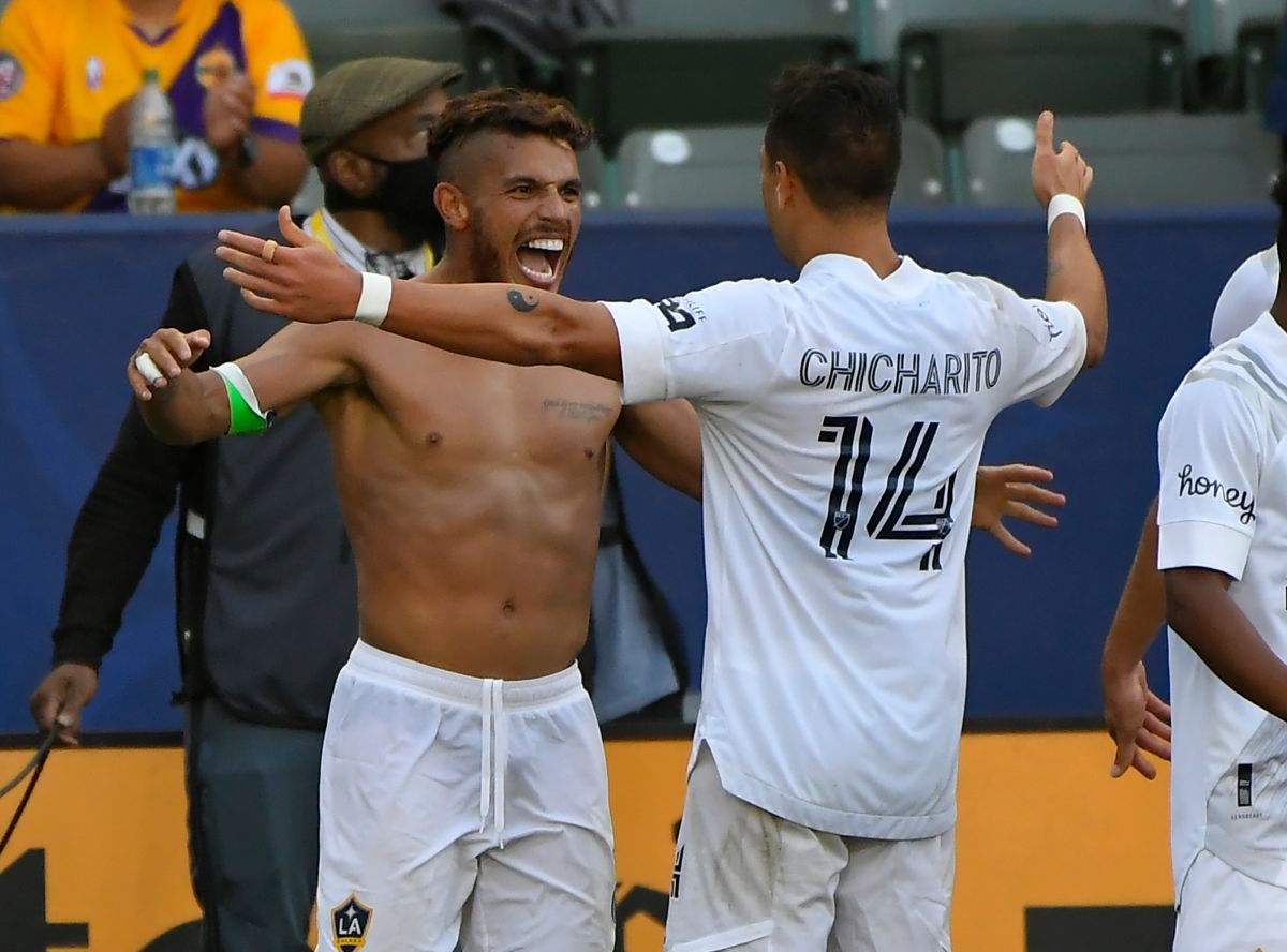 Video: the free fall of the Los Angeles Galaxy does not spoil the humor of Jonathan dos Santos and Chicharito