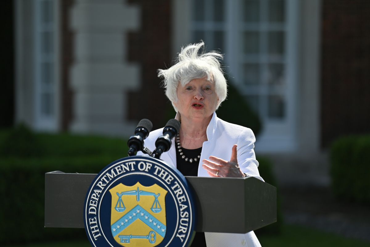 Janet Yellen, titular del Departamento del Tesoro, lleva semanas  pidiendo que los legisladores atiendan el tema del techo de la deuda. /Janet Yellen foto de Archivo.