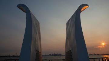 The Postcards 9/11 memorial en Staten Island, Nueva York,