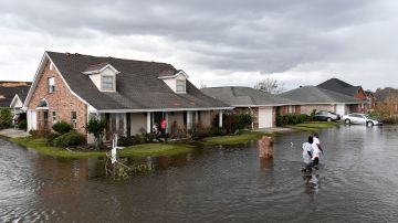 El huracán Ida causó enormes inundaciones en Louisiana en 2021. (Getty Images)