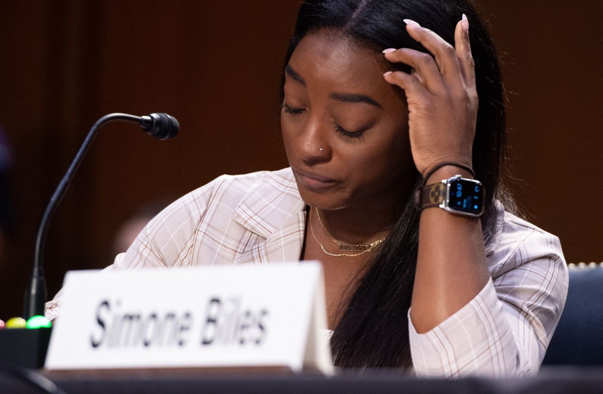 Simone Biles lashed out at the US system for allowing Larry Nassar to perpetrate his abuse of gymnasts Simone Biles lashed out at the US system for allowing Larry Nassar to perpetrate his abuse of gymnasts