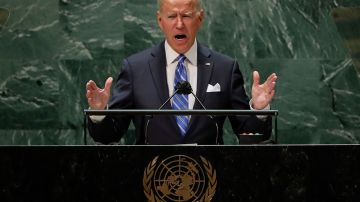 Joe Biden da su primer discurso ante la ONU en Nueva York.