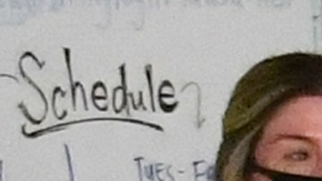 LOS ANGELES, CALIFORNIA - APRIL 27: Students attend in-person instruction at Hollywood High School on April 27, 2021 in Los Angeles, California. Los Angeles Unified School District middle and high schools have reopened this week for in-person instruction. COVID-19 protocols in place include testing for all students and staff, vaccinations for all staff, and a completed daily health check for anyone arriving on campus (Photo by Rodin Eckenroth/Getty Images)