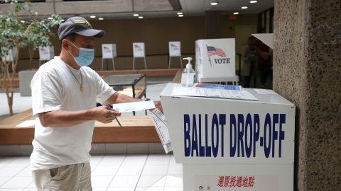 Los californianos acudieron a votar en la elección revocatoria del gobernador Gavin Newsom. (Getty Images)