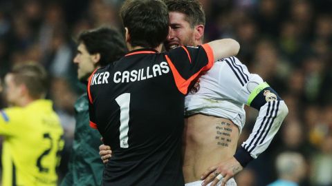 Casillas y Sergio ramos