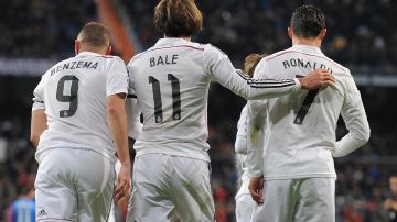 Bale, Benzema y Cristiano Ronaldo.