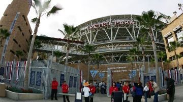 SAN DIEGO - APRIL 06: Fans enter through the turnstiles before Opening Night at Petco Park between the Colorado Rockies and the San Diego Padres on April 6, 2007 in San Diego, California. (Photo by Donald Miralle/Getty Images)