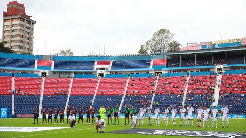 Los enfrentamientos se registraron luego que el partido finalizara con un resultado de 1-1