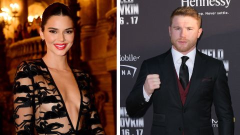 "El Canelo" Ávarez y Kendall Jenner son captados en un lujoso restaurante en California