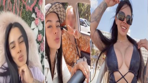 La Mitzy o Mitzi. Fotos Narco novia recibía así obsequios de presuntos capos.