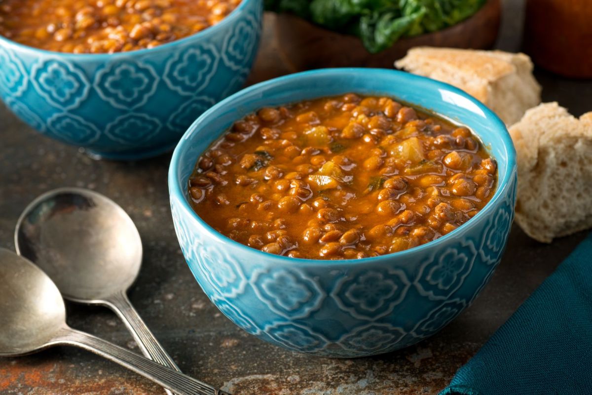 Curry lentils