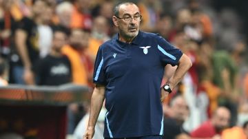 Maurizio Sarri, entrenador de la Lazio,