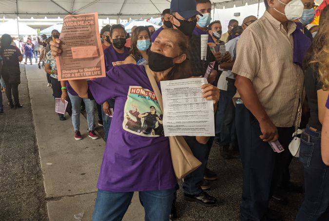 Los trabajadores votaron en su mayoría a favor de lo acordado en pro de los empleados.