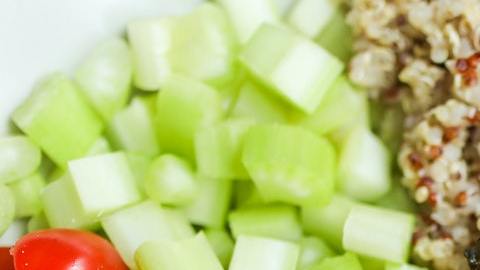 Plato con vegetales