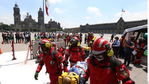 México realiza Simulacro Nacional de sismo