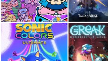 Tales of Arise Sonic Colors Ultimate WarioWare Get It Together y Greak Memories of Azur