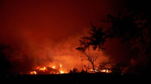 El incendio  Zogg en el condado de Shasta, California, en septiembre de 2020.