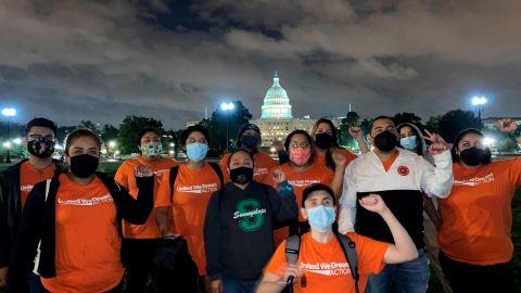 'Dreamers' hicieron una velada en el Congreso.