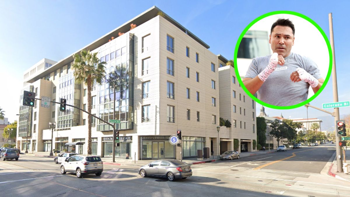 This is the apartment Oscar de la Hoya moved to after selling his Bel Air mansion