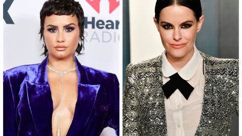 Demi Lovato y Emily Hampshire