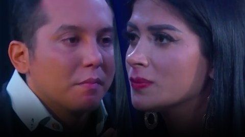 Edwin Luna y Kimberly Flores en 'La Casa de los Famosos'.
