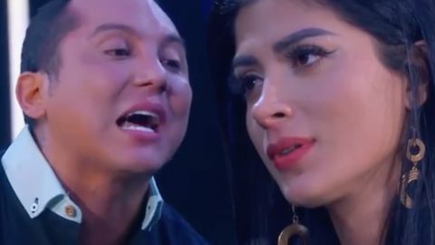 Edwin Luna y Kimberly Flores en 'La Casa de los Famosos'