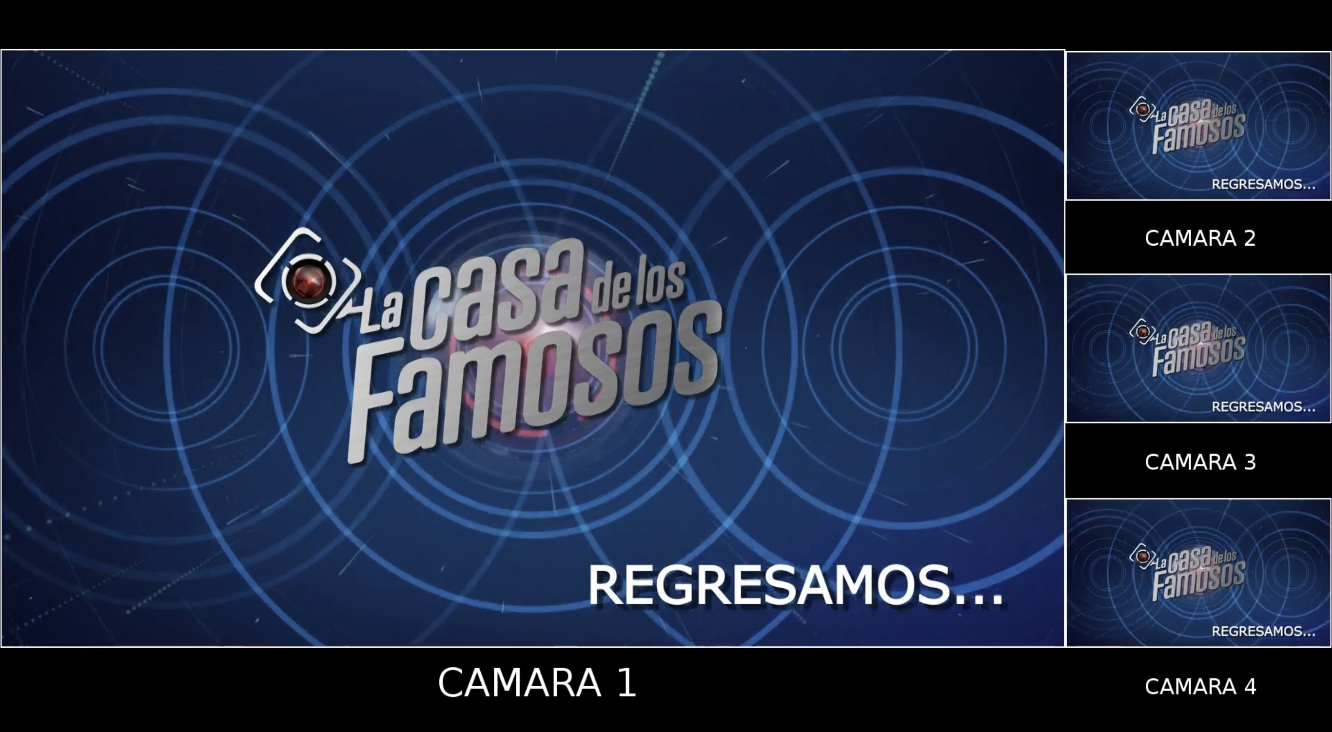 Mensaje en el live stream de 'La Casa de los Famosos'.