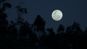 La luna llena de septiembre es conocida como Luna de la Cosecha.