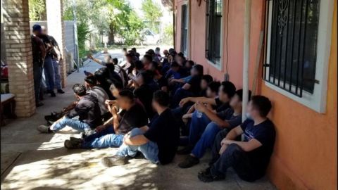 Los indocumentados fueron encontrados por agentes de la Patrulla Fronteriza y por policías locales.