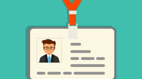 Ilustración de un tipo de identificación similar a una licencia de conducir