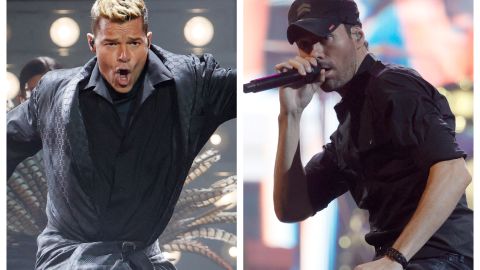 Ricky Martin y Enrique Iglesias