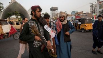 Talibanes patrullando en la ciudad de Herat el pasado 10 de septiembre.