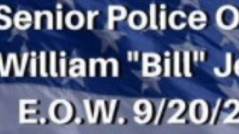 El oficial William "Bill" Jeffrey perdió la vida este lunes.