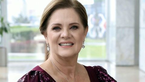 Erika Buenfil en la telenovela 'Vencer el pasado'.