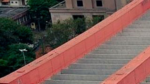 En São Paulo, los manifestantes se reunieron frente al Museo de Arte, en la Avenida Paulista.