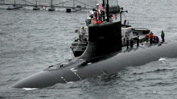 El submarino USS Connecticut en una imagen de archivo.