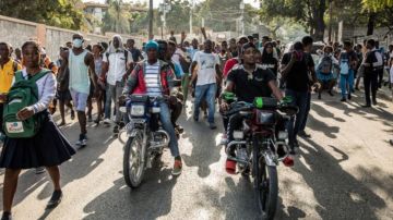 Estudiantes protestaron en Haití por un secuestro ocurrido en enero.