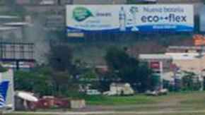 Más de una decena de accidentes se han registrado en Toncontín, en la capital hondureña.