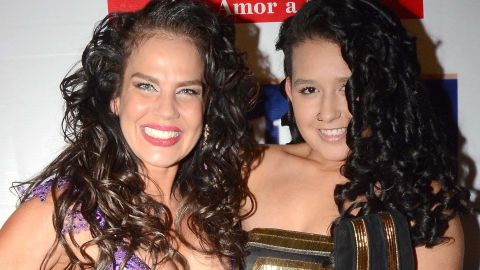 Niurka y su hija Romina Marcos.