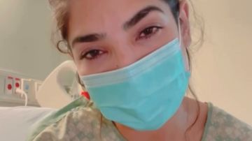 Alejandra Espinoza desde el hospital